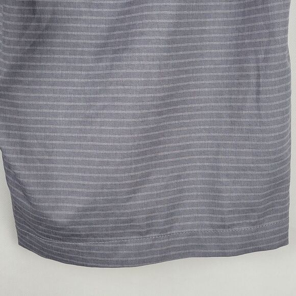 Travis Mathew 12" Shorts Mens 40 Gray White Stripe Stretch Performance Golf - Picture 12 of 15